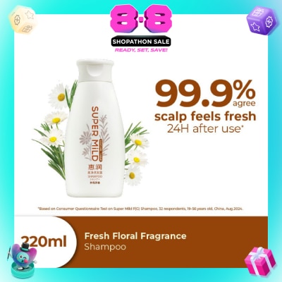 SUPER MILD - Fresh Floral Fragrance Shampoo 220ml