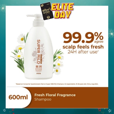 SUPER MILD - Fresh Floral Fragrance Shampoo 600ml