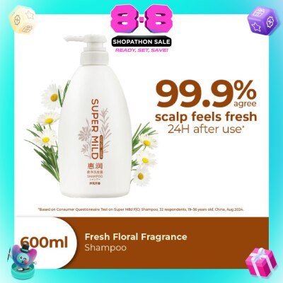 SUPER MILD - Fresh Floral Fragrance Shampoo 600ml