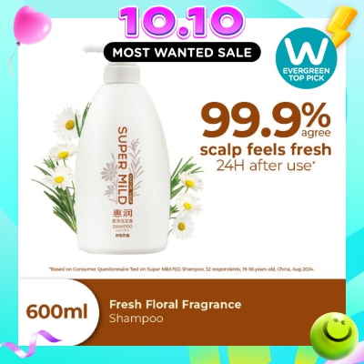 SUPER MILD Fresh Floral Fragrance Shampoo 600ml image