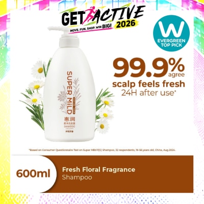 SUPER MILD - Fresh Floral Fragrance Shampoo 600ml image