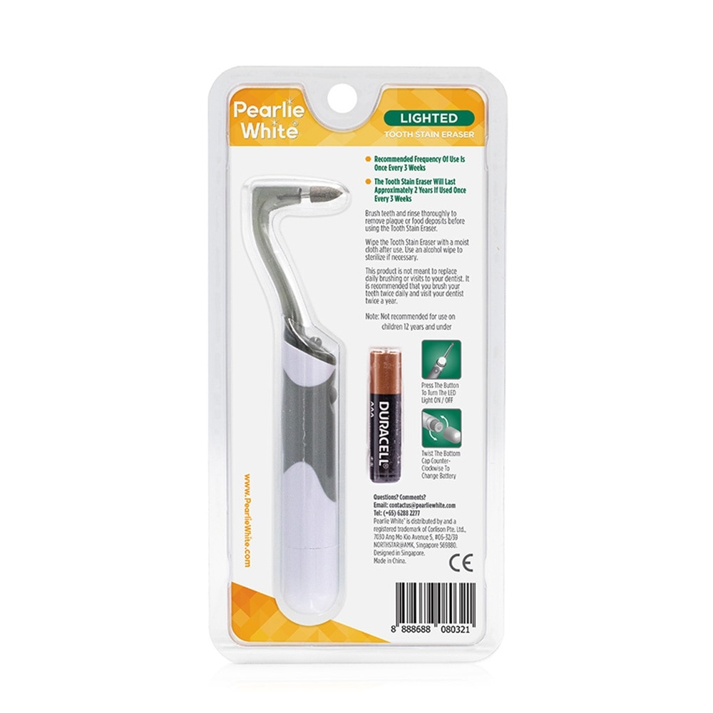 Lighted Tooth Stain Eraser (Effectively Removes Tough Stains On The Surface Of Your Teeth) 1s