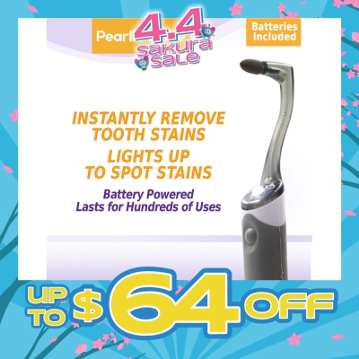 PEARLIE WHITE® - Lighted Tooth Stain Eraser (Effectively Removes Tough Stains On The Surface Of Your Teeth) 1s