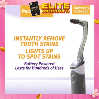 PEARLIE WHITE® Lighted Tooth Stain Eraser (Effectively Removes Tough Stains On The Surface Of Your Teeth) 1s