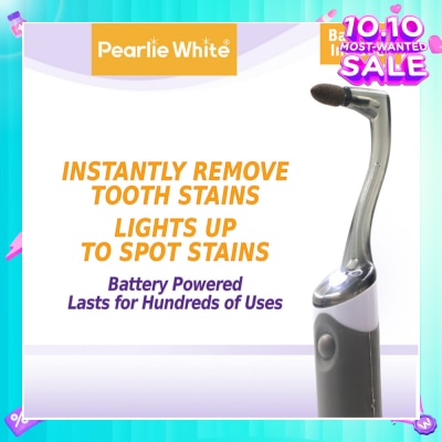 PEARLIE WHITE® Lighted Tooth Stain Eraser (Effectively Removes Tough Stains On The Surface Of Your Teeth) 1s