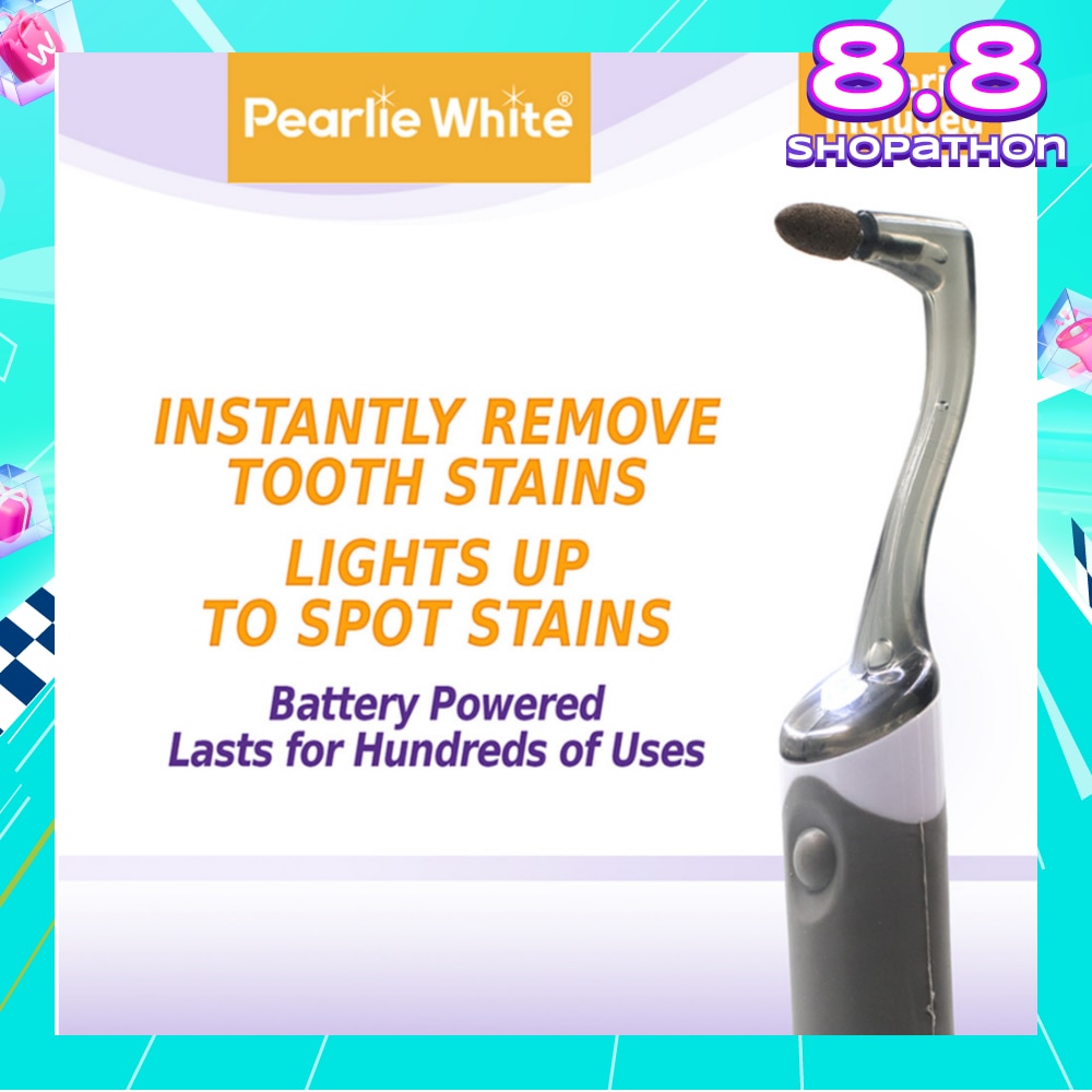 Lighted Tooth Stain Eraser (Effectively Removes Tough Stains On The Surface Of Your Teeth) 1s
