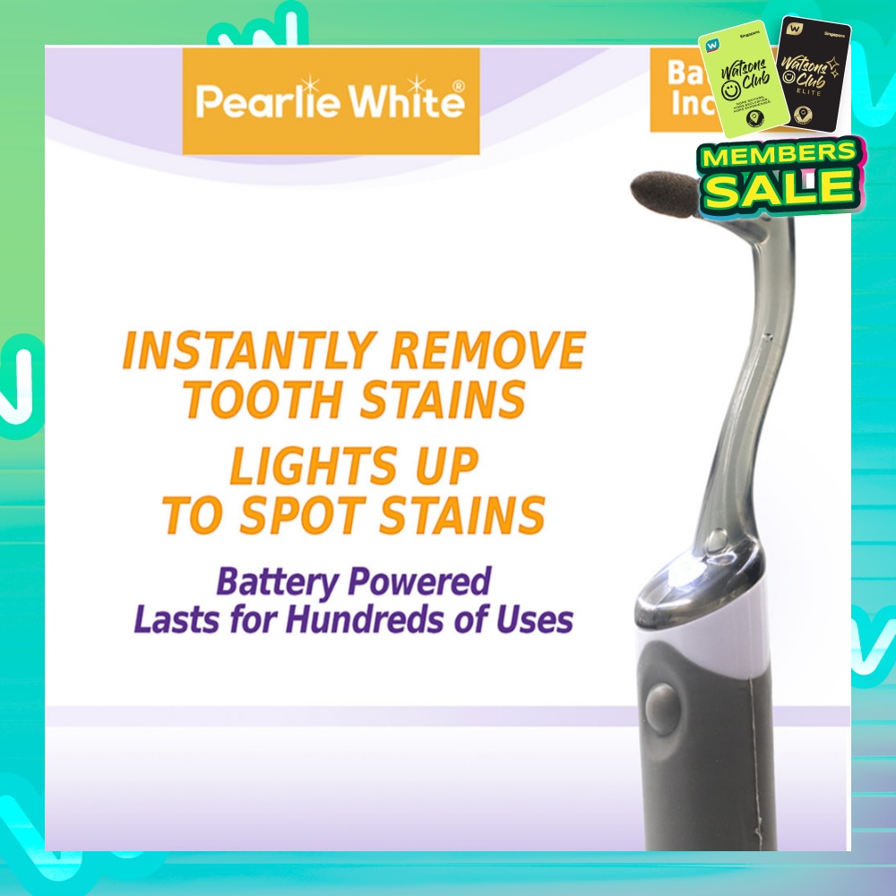 Lighted Tooth Stain Eraser (Effectively Removes Tough Stains On The Surface Of Your Teeth) 1s