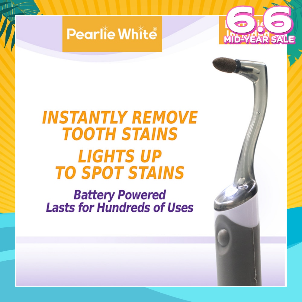 Lighted Tooth Stain Eraser (Effectively Removes Tough Stains On The Surface Of Your Teeth) 1s
