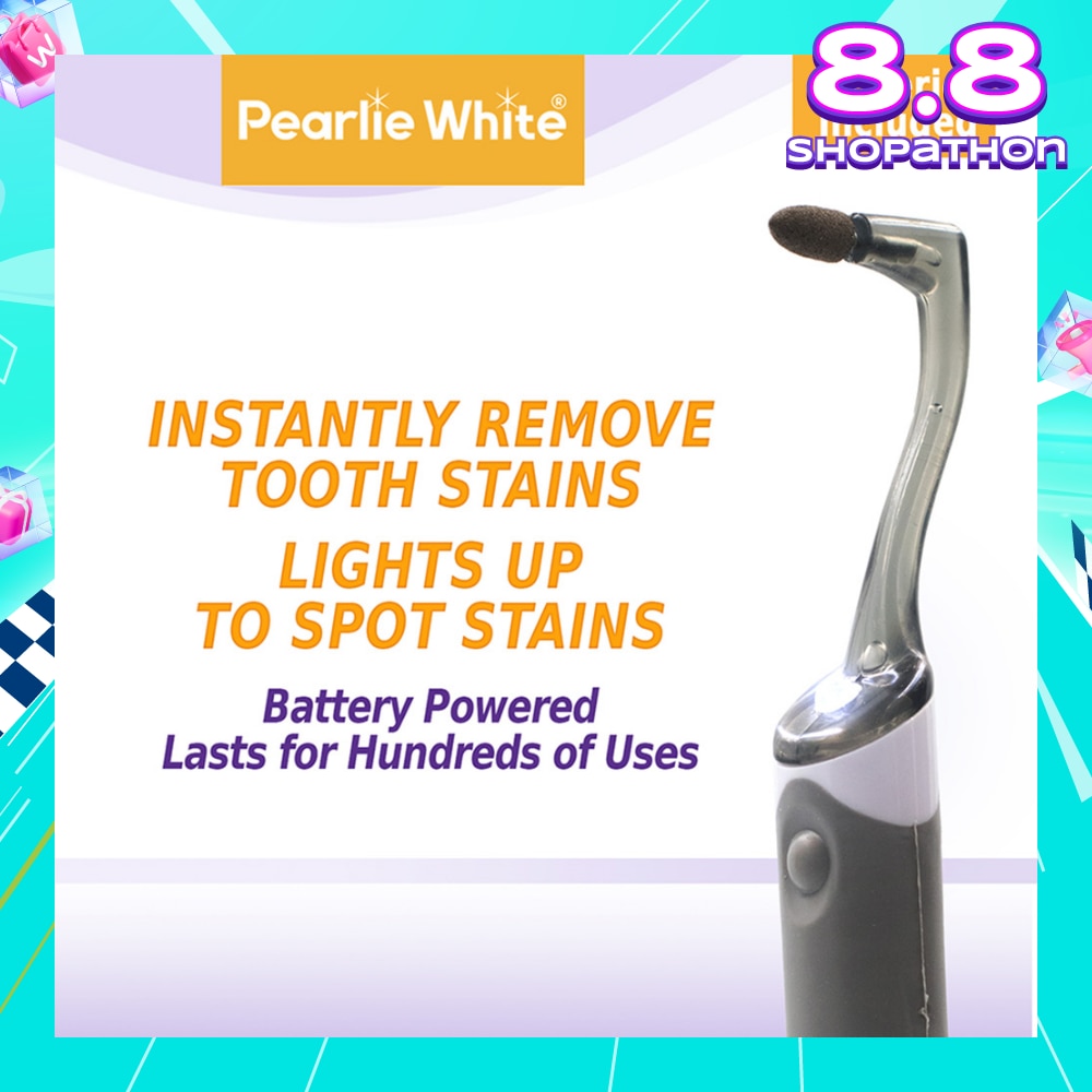 Lighted Tooth Stain Eraser (Effectively Removes Tough Stains On The Surface Of Your Teeth) 1s