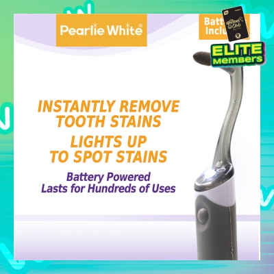 PEARLIE WHITE® Lighted Tooth Stain Eraser (Effectively Removes Tough Stains On The Surface Of Your Teeth) 1s