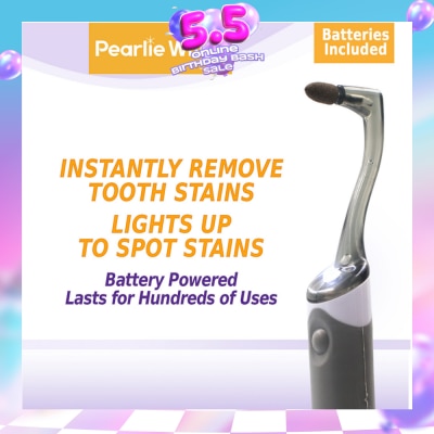 PEARLIE WHITE® - Lighted Tooth Stain Eraser (Effectively Removes Tough Stains On The Surface Of Your Teeth) 1s