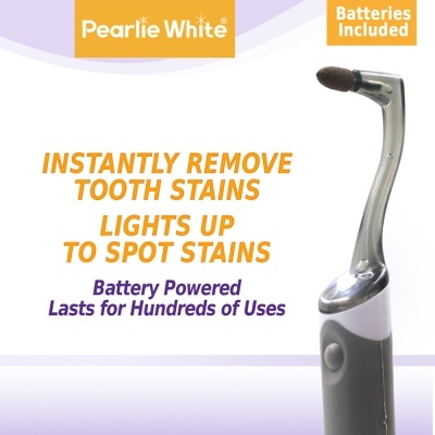 PEARLIE WHITE® Lighted Tooth Stain Eraser (Effectively Removes Tough Stains On The Surface Of Your Teeth) 1s