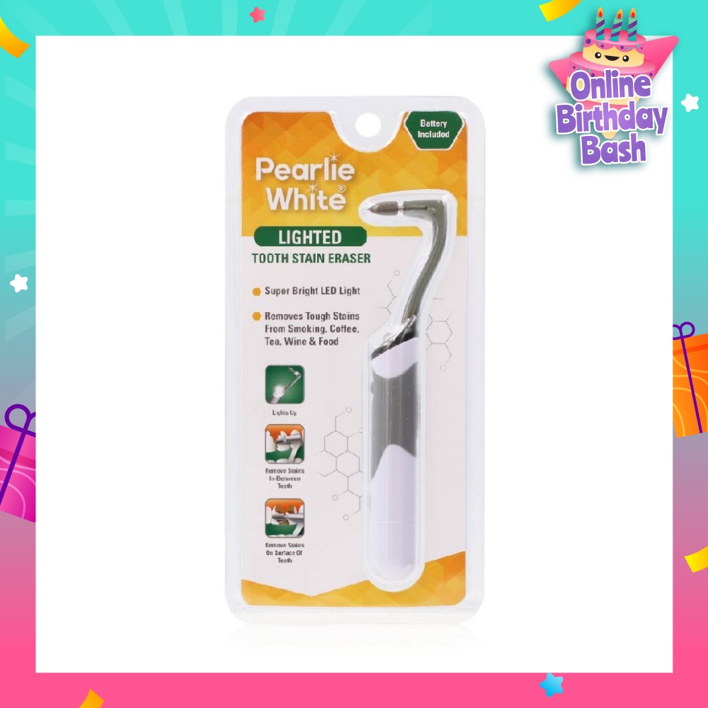 Lighted Tooth Stain Eraser (Effectively Removes Tough Stains On The Surface Of Your Teeth) 1s