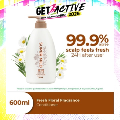 SUPER MILD - Fresh Floral Fragrance Conditioner 600ml image