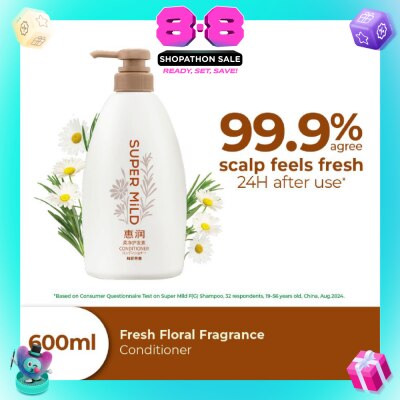 SUPER MILD - Fresh Floral Fragrance Conditioner 600ml