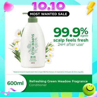 SUPER MILD Refreshing Green Meadow Fragrance Conditioner 600ml image