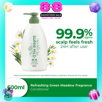 SUPER MILD - Refreshing Green Meadow Fragrance Conditioner 600ml