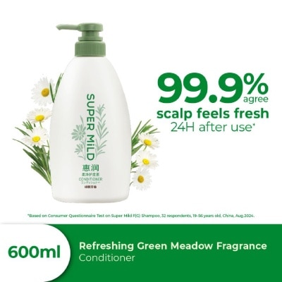 SUPER MILD - Refreshing Green Meadow Fragrance Conditioner 600ml