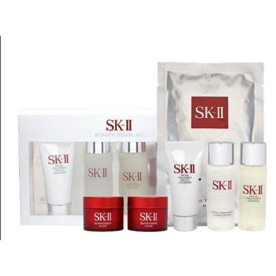 SK II [XMAS GIFT] Travel Kit 9s Packset consists Gentle Cleanser 20g + Clear Lotion 30g + Treatment Essence 30ml + Skinpower Cream 2s + Facial Mask 4s