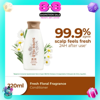 SUPER MILD - Fresh Floral Fragrance Conditioner 220ml