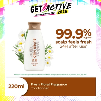 SUPER MILD - Fresh Floral Fragrance Conditioner 220ml image