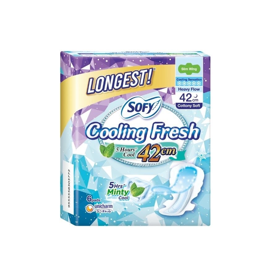 Sofy Cooling Fresh Night 42cm Slim Wing 9s