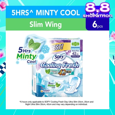 SOFY Sofy Cooling Fresh Night 42cm Slim Wing 9s