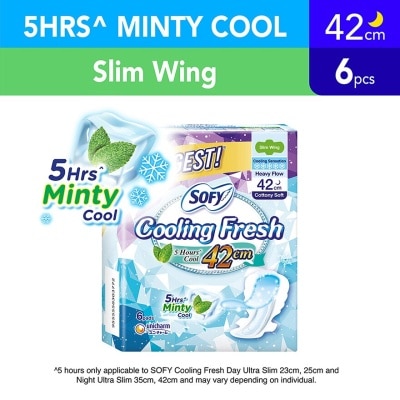 SOFY Sofy Cooling Fresh Night 42cm Slim Wing 9s