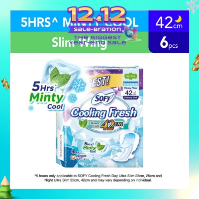 SOFY Sofy Cooling Fresh Night 42cm Slim Wing 9s