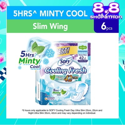 SOFY Sofy Cooling Fresh Night 42cm Slim Wing 9s