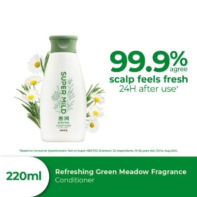 SUPER MILD - Refreshing Green Meadow Fragrance Conditioner 220ml