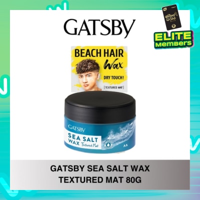 GATSBY Sea Salt Wax Textured Mat 80g