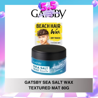 GATSBY - Sea Salt Wax Textured Mat 80g