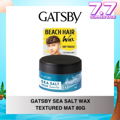 GATSBY Sea Salt Wax Textured Mat 80g