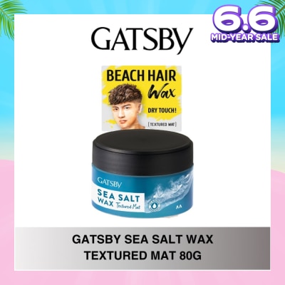 GATSBY Sea Salt Wax Textured Mat 80g
