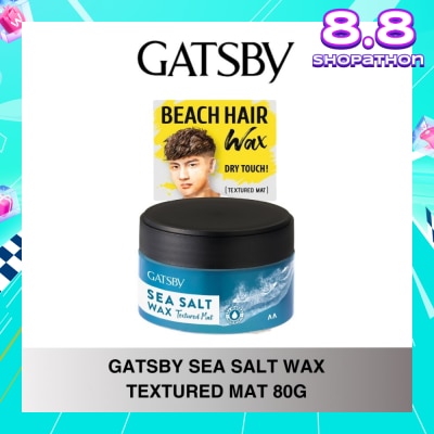 GATSBY Sea Salt Wax Textured Mat 80g