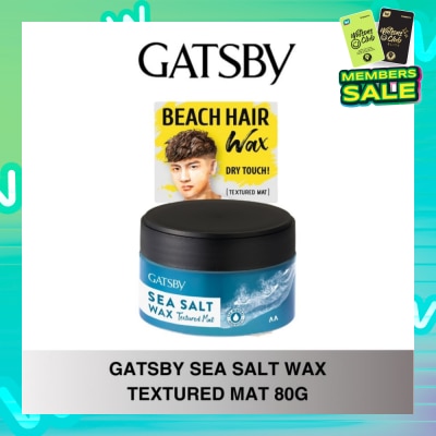 GATSBY Sea Salt Wax Textured Mat 80g