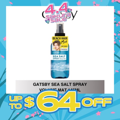 GATSBY - Sea Salt Spray Volume Mat 145ml