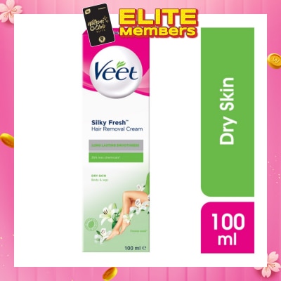 VEET Hair Removal Cream Dry Skin 100ml (Expiry: May`2026)