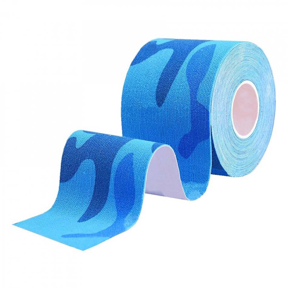 Oxygen Kinesiology Performance Tape 5cm x 5m Roll (Camo Blue) 1s