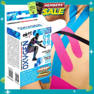 AF MEDI Oxygen Kinesiology Performance Tape 5cm x 5m Roll (Camo Blue) 1s image
