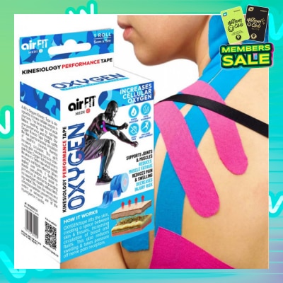 AIRFIT MEDI Oxygen Kinesiology Performance Tape 5cm x 5m Roll (Camo Blue) 1s