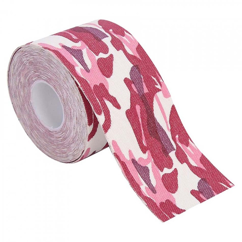 Oxygen Kinesiology Performance Tape 5cm x 5m Roll (Camo Pink) 1s