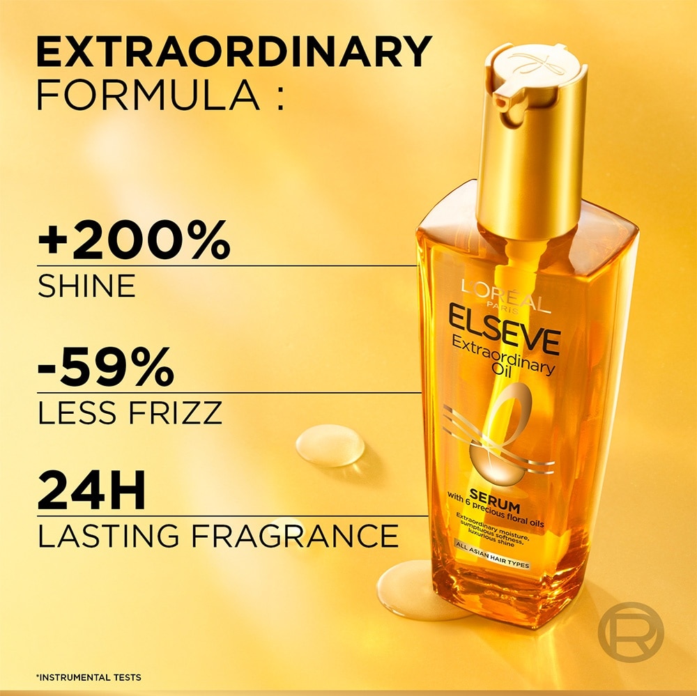 Extraordinary Oil Hair Treatment Gold Hair Oil Rich  (For All Hair Types) 100ml