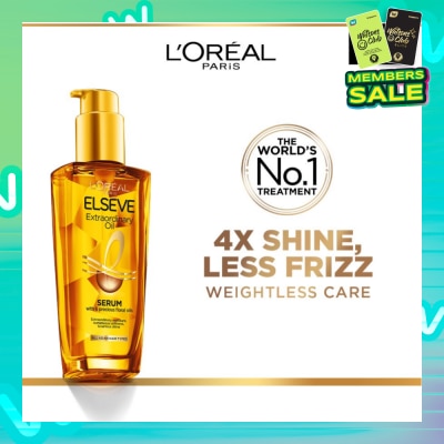 L'OREAL PARIS ELSEVE Extraordinary Oil Hair Treatment Gold Hair Oil Rich  (For All Hair Types) 100ml