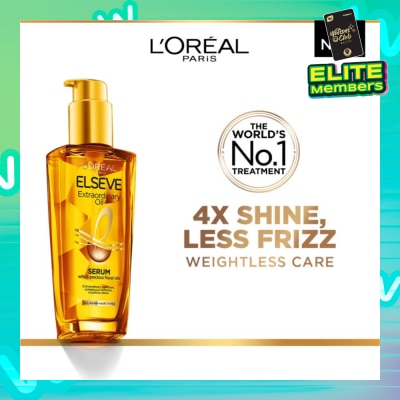 L'OREAL PARIS ELSEVE Extraordinary Oil Hair Treatment Gold Hair Oil Rich  (For All Hair Types) 100ml