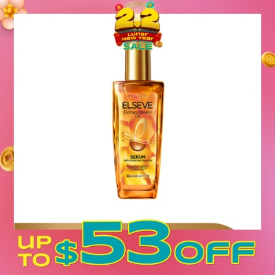 L'OREAL PARIS ELSEVE Extraordinary Oil Hair Treatment Gold Hair Oil Rich (For All Hair Types) 100ml