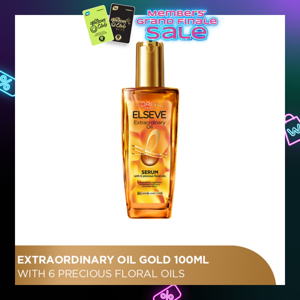 Extraordinary Oil Hair Treatment Gold Hair Oil Rich  (For All Hair Types) 100ml