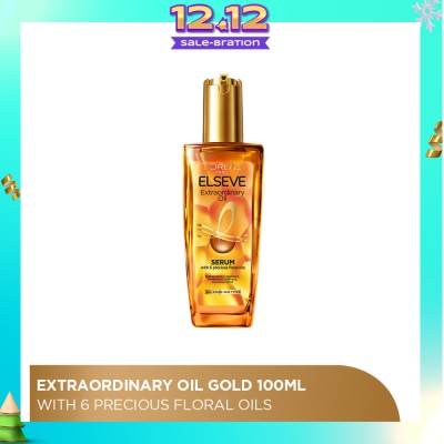 L'OREAL PARIS ELSEVE Extraordinary Oil Hair Treatment Gold Hair Oil Rich (For All Hair Types) 100ml