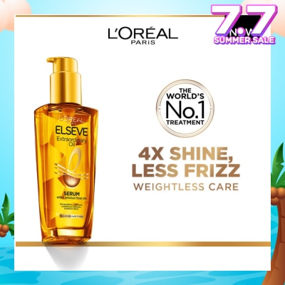 L'OREAL PARIS ELSEVE Extraordinary Oil Hair Treatment Gold Hair Oil Rich  (For All Hair Types) 100ml